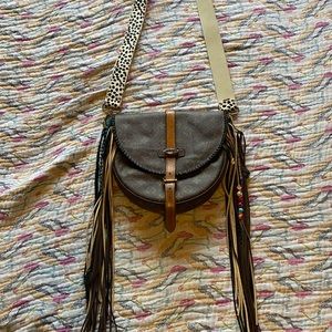 Fringed Vintage Louis Vuitton Chantilly Cross Body